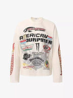 Vintage Graphic Long Sleeve Crop Tee