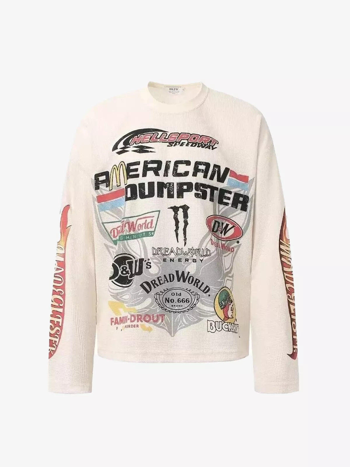 Vintage Graphic Long Sleeve Crop Tee