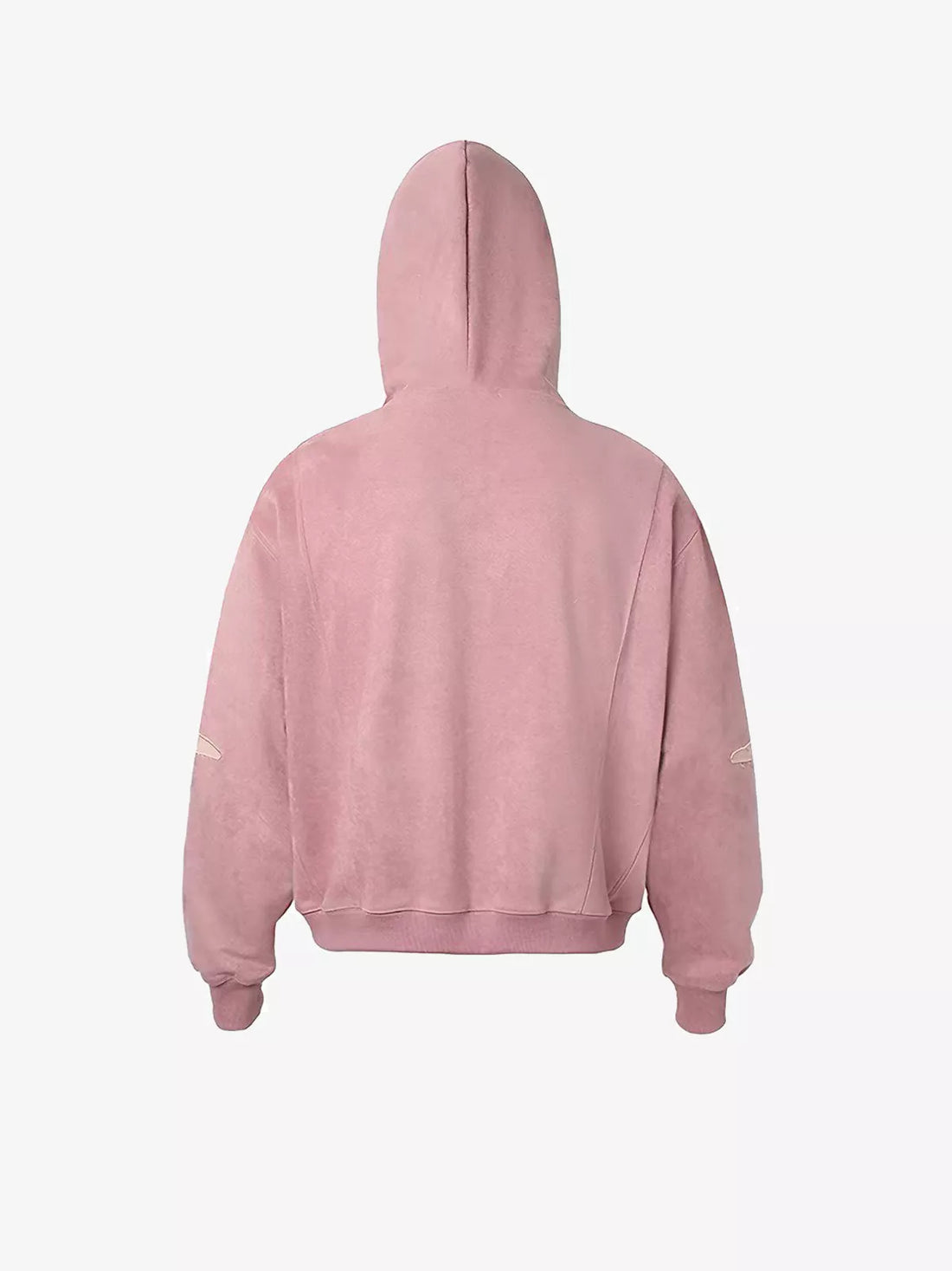 Applique Star-Embroidered Double-Zip Heavyweight Hoodie