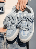 Niceprimes Grid Panel Chunky Streetwear Shoes