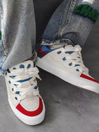 Niceprimes Grid Panel Chunky Streetwear Shoes