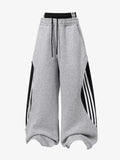 Layered Contrast Stripe Sweatpants