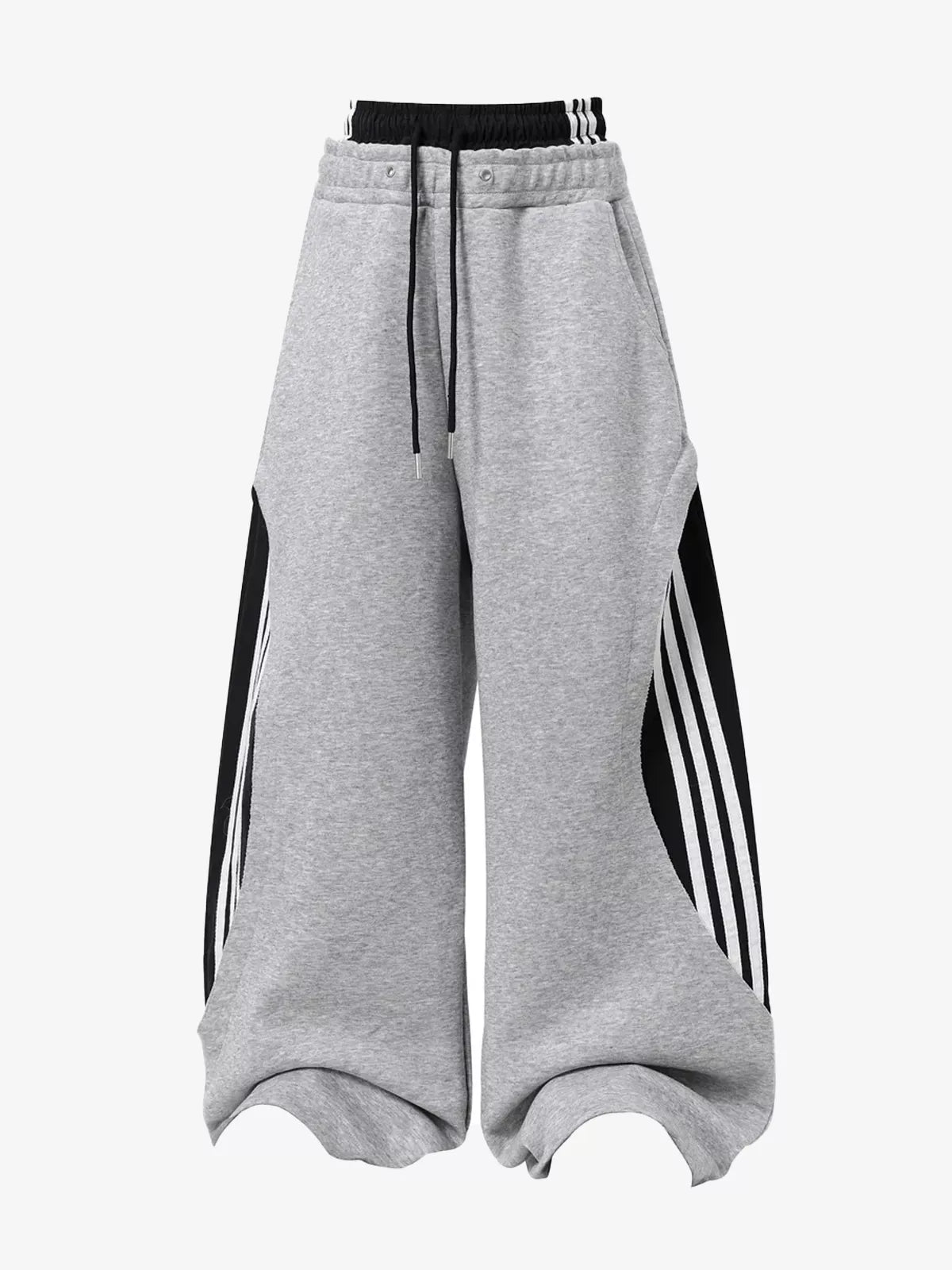 Layered Contrast Stripe Sweatpants