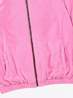 Pink Camo Embroidered Reversible Fleece Jacket