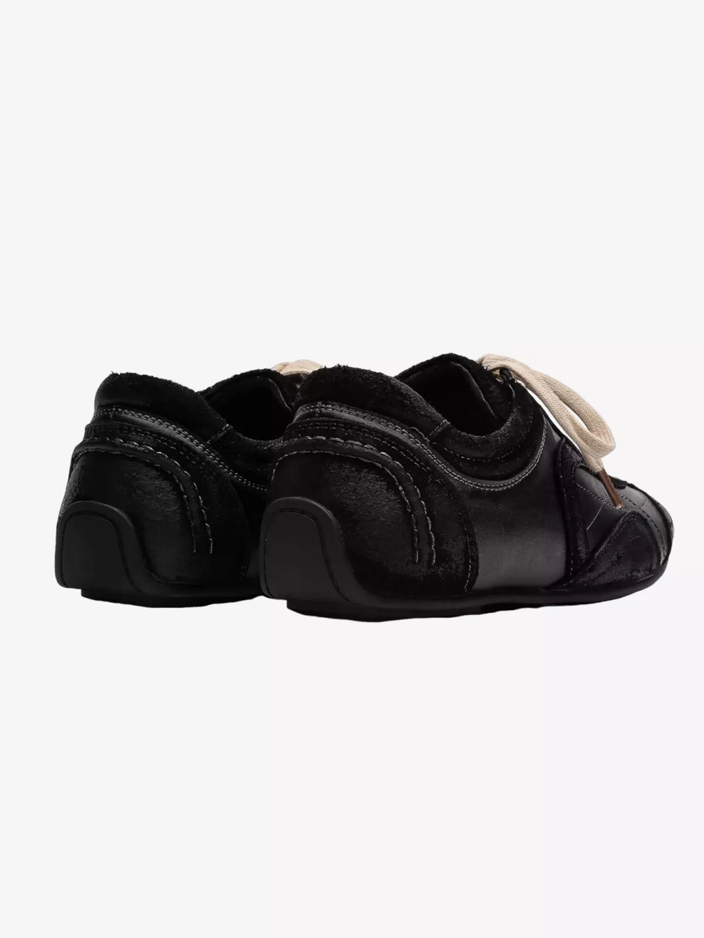 Niceprimes Retro Panel Low-Top Racing Driving Sneakers