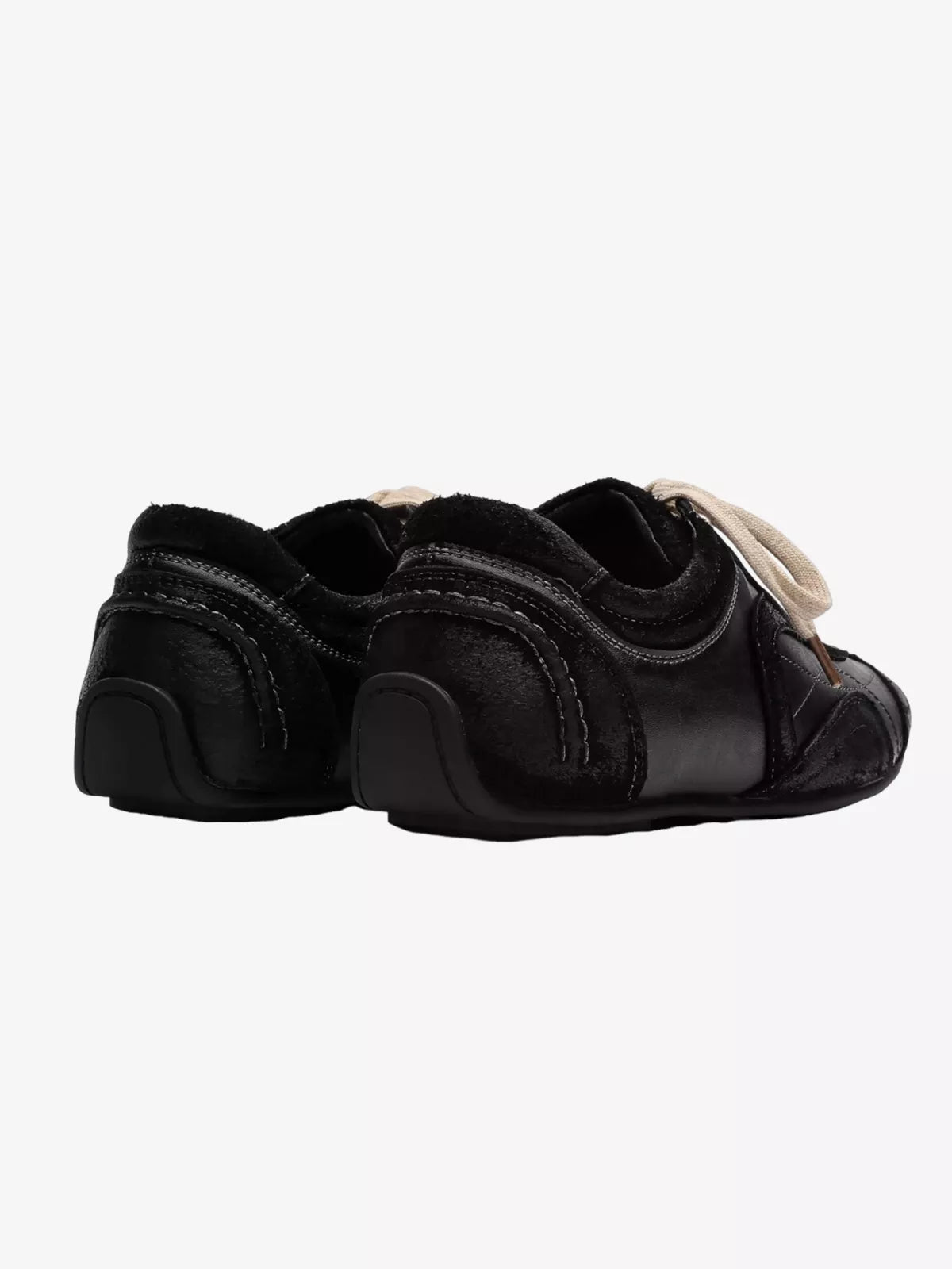 Niceprimes Retro Panel Low-Top Racing Driving Sneakers