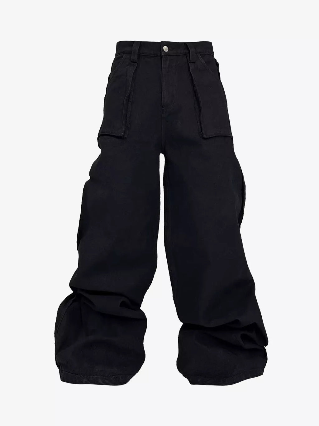 Washed Distressed Flag Graphic Jeans