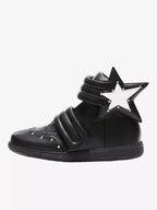 Niceprimes Dark Academia Star Badge High-Top Sneakers