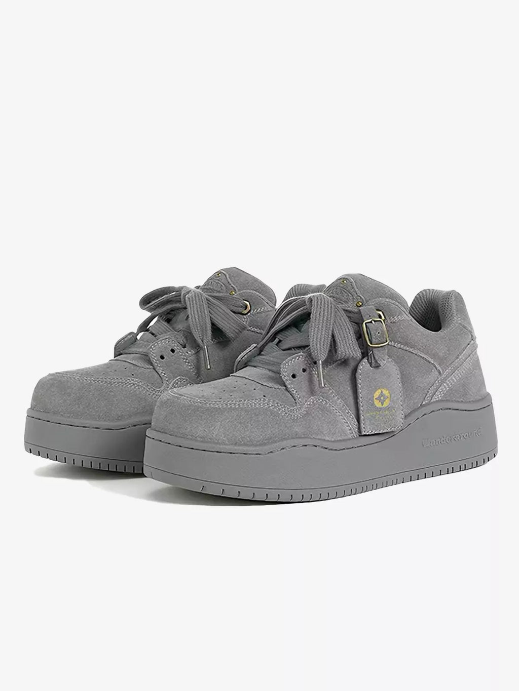 Niceprimes Vintage Suede Platform Sneakers