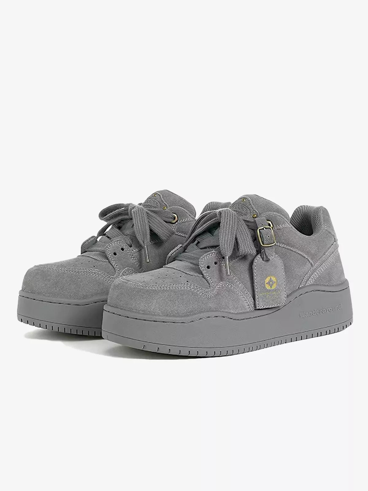 Niceprimes Vintage Suede Platform Sneakers