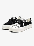 Floral Applique Platform Sneakers