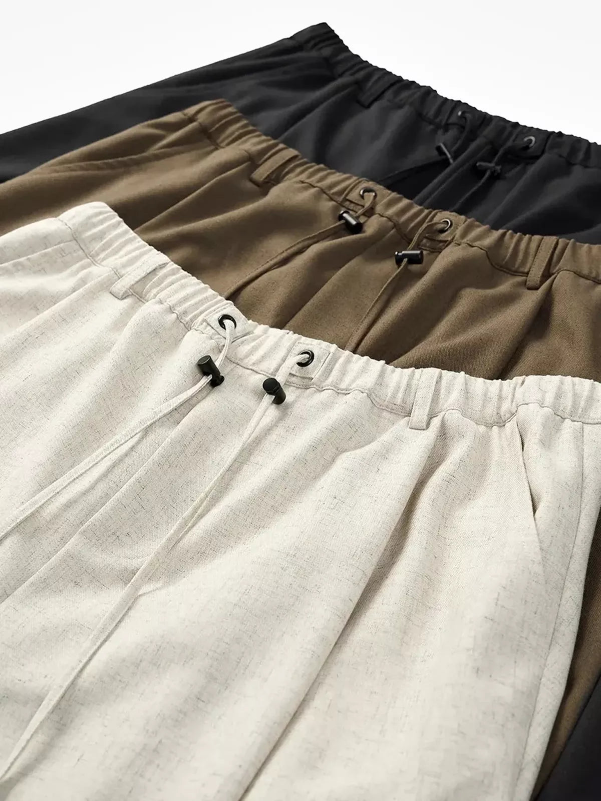 Cotton Linen Wide-leg Pants