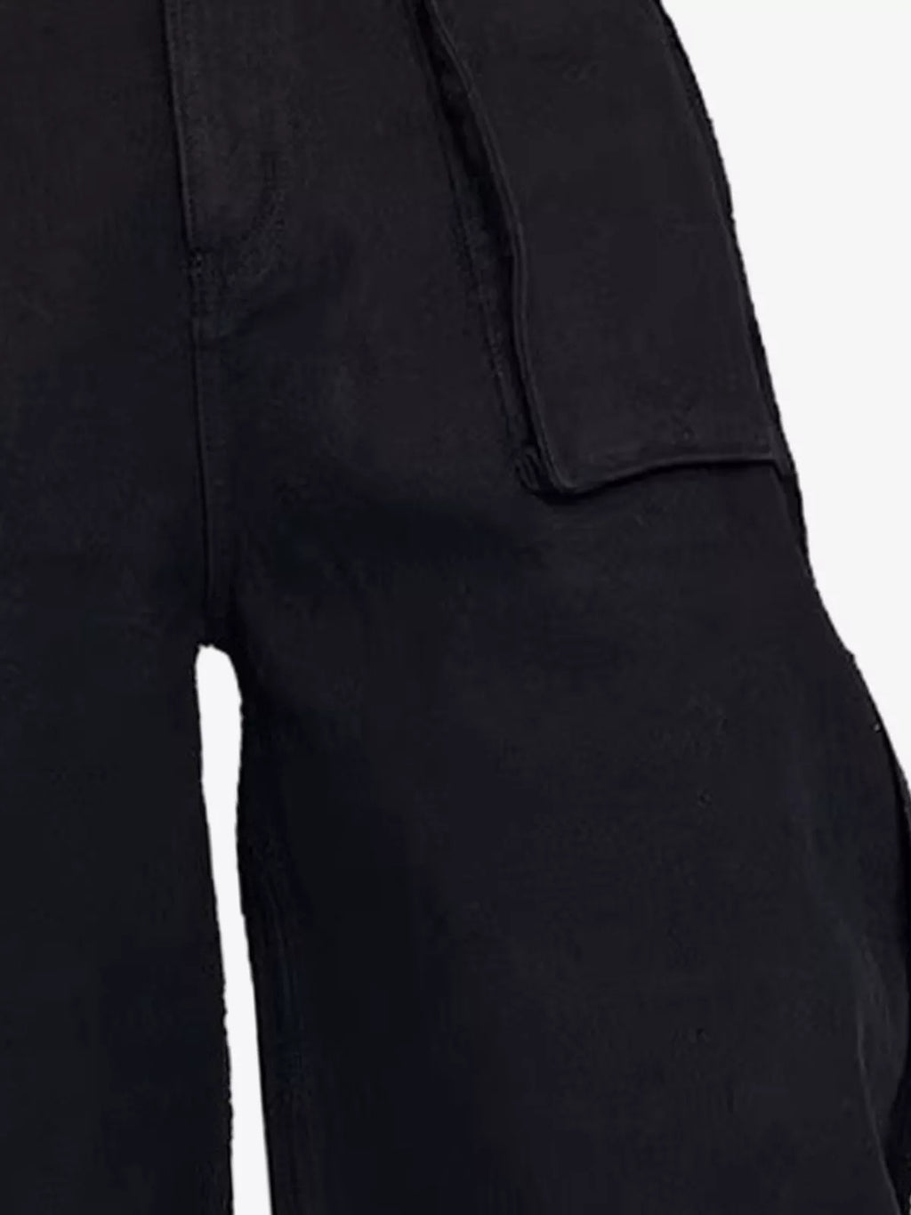 Washed Distressed Flag Graphic Jeans