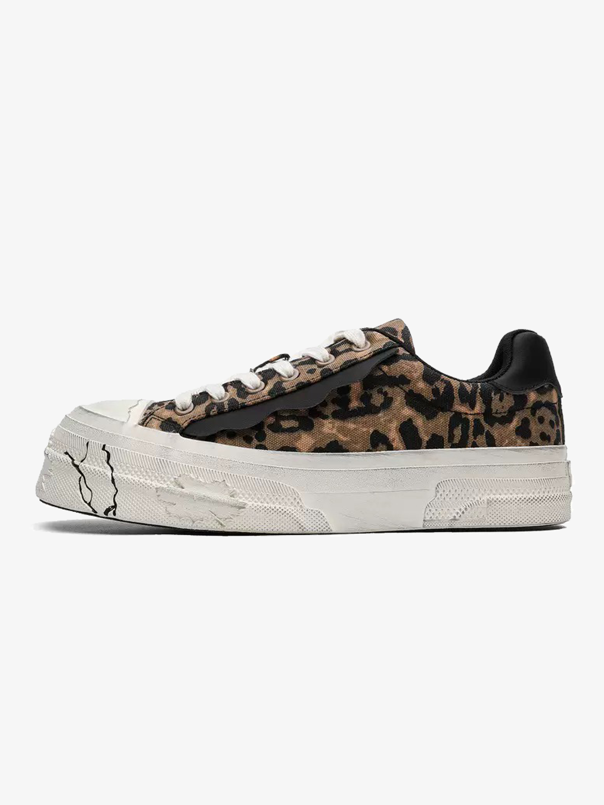 Niceprimes Leopard Print Chunky Platform Sneakers