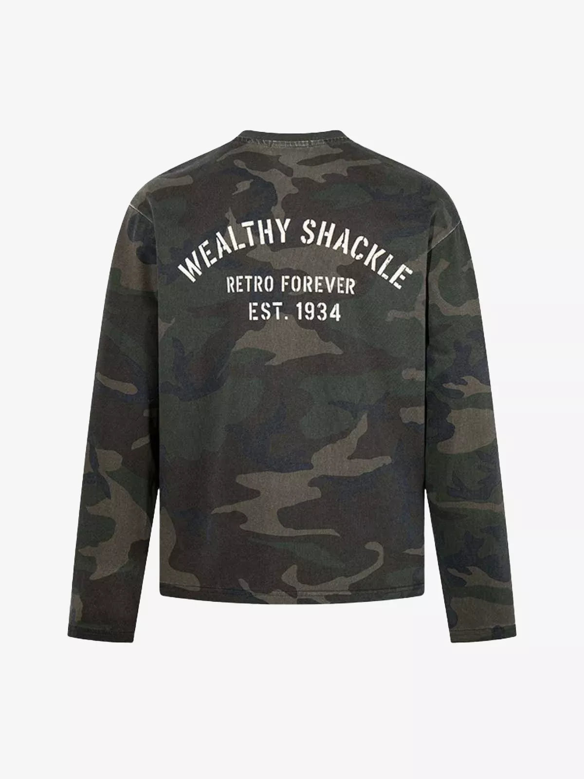 Printed Camo Long Sleeve