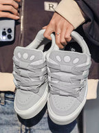 Niceprimes Grid Panel Chunky Streetwear Shoes