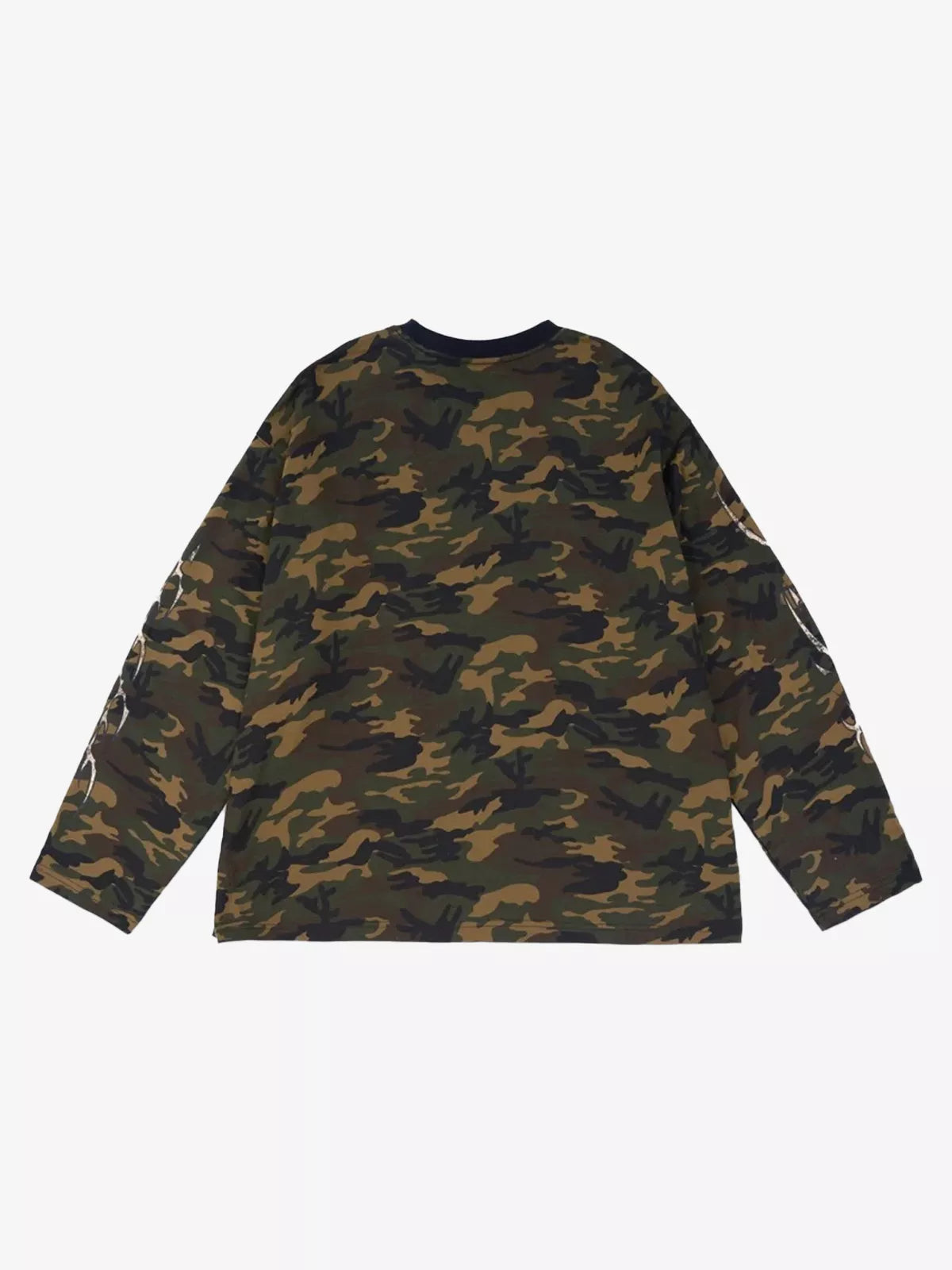 Vintage Camo Graphic Long Sleeve Tee