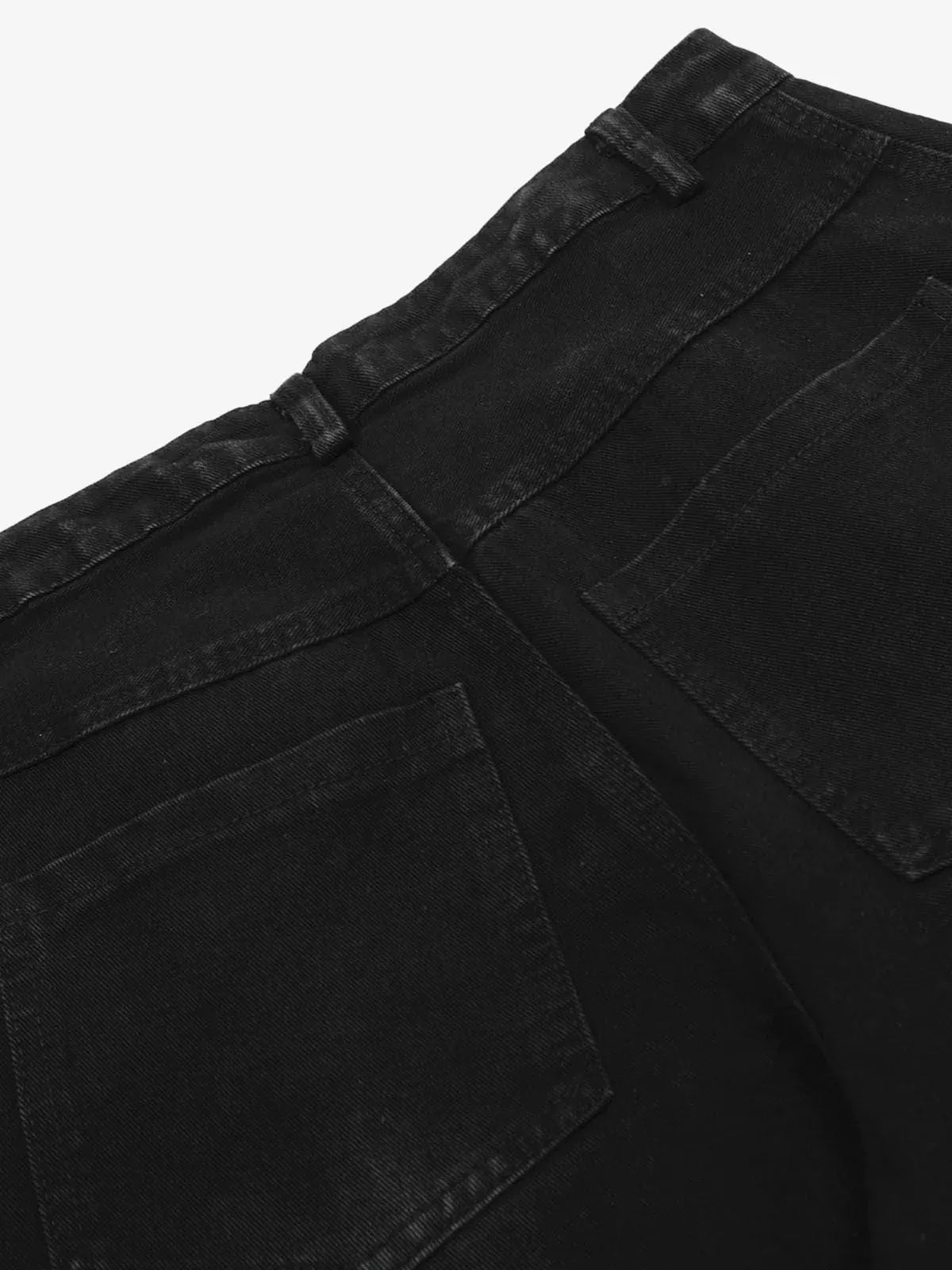 Contrast Stripe Barrel Leg Jeans