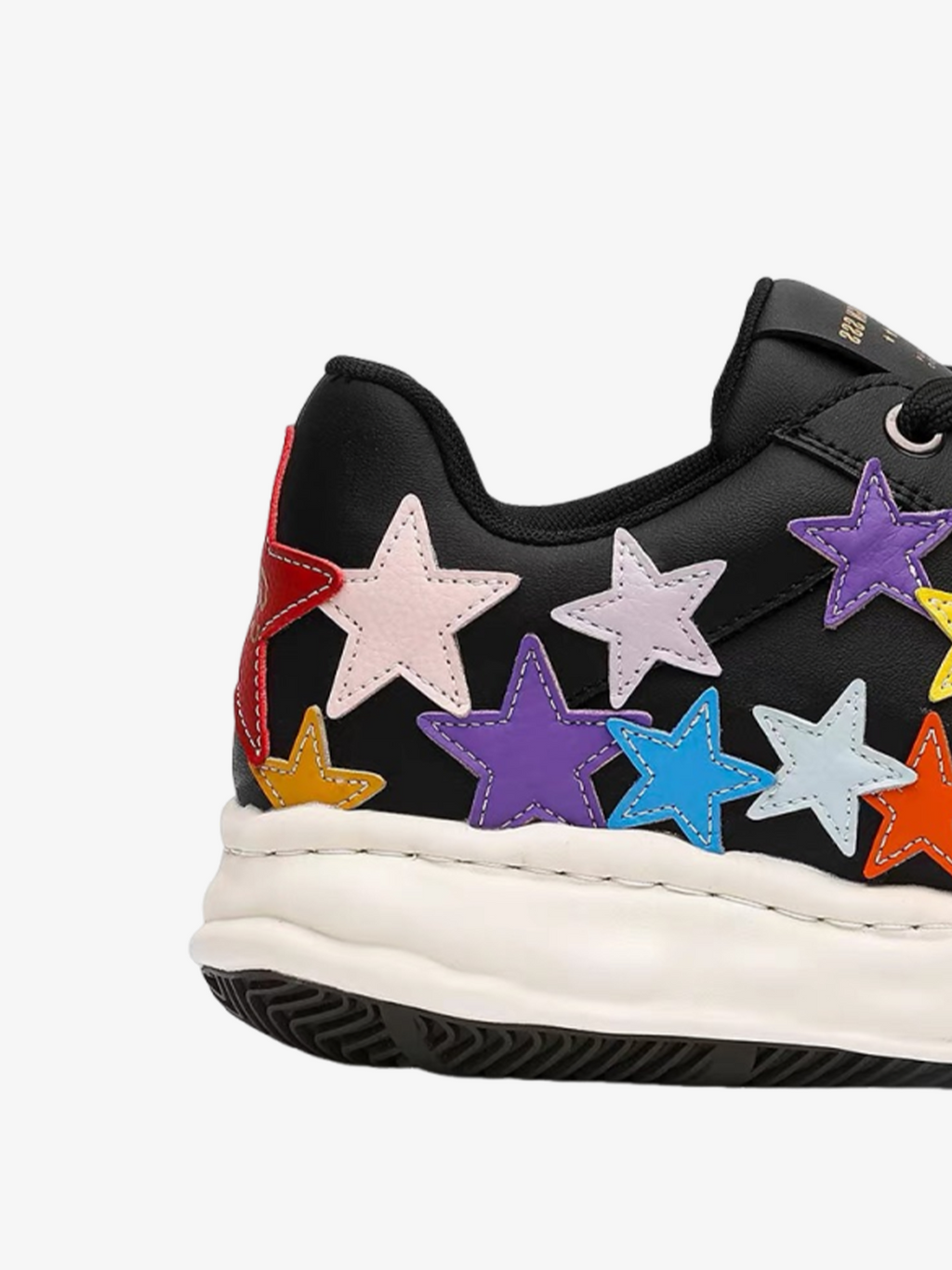 Niceprimes Rainbow Star Patch Chunky Platform Sneaker