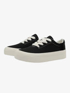 Low-Top Canvas Thick-Soled Skate Sneakers