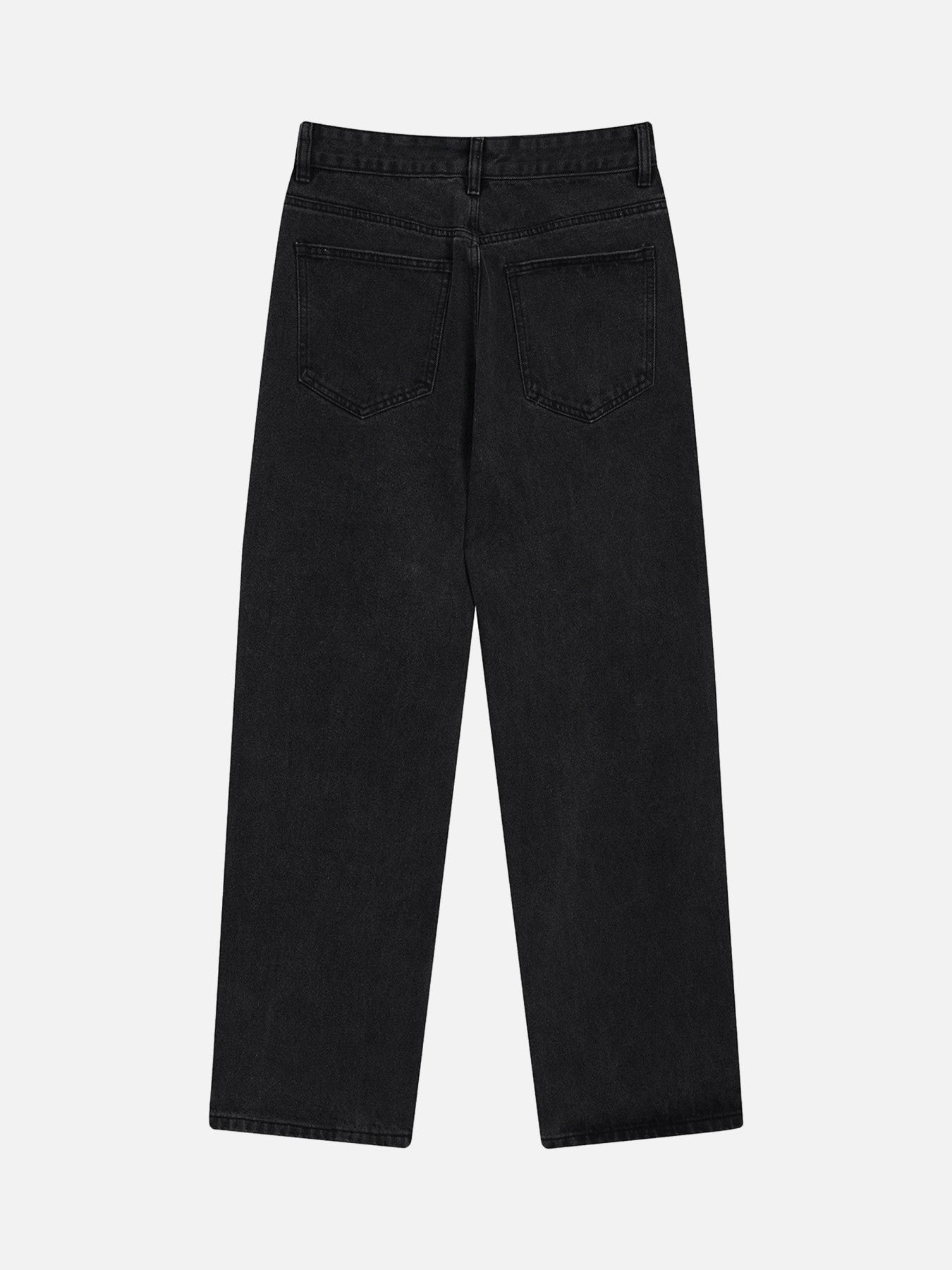 Niceprimes Embroidered Straight-leg Jeans